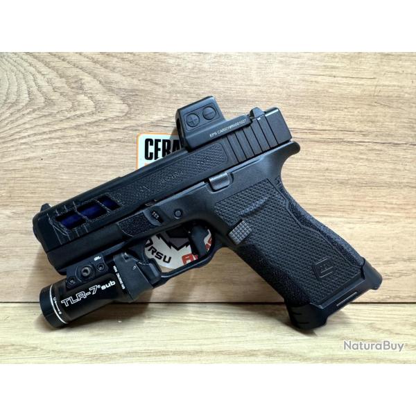PISTOLET GLOCK 43x CUSTOM 9x19 OCCASION