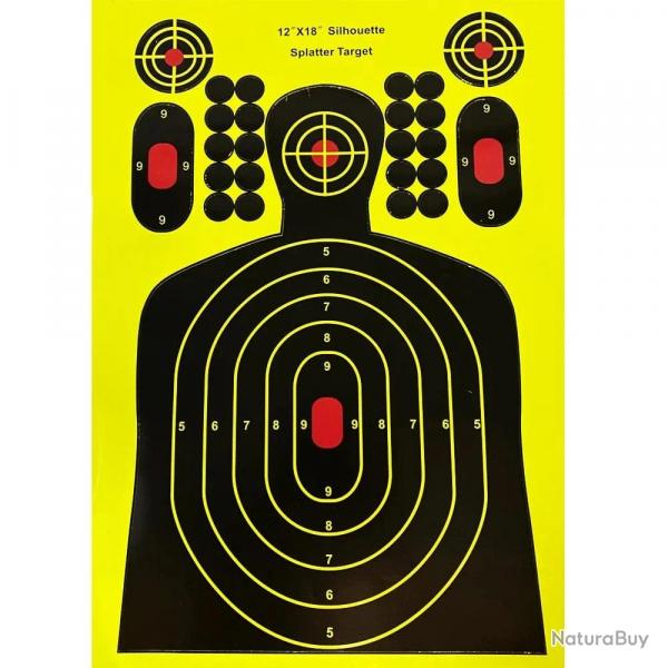 Cible de tir ractives TARGETHOUSE 10 pcs