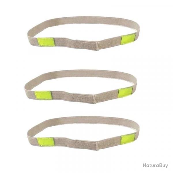 Bande rflchissante casque M1 M88 MICH 3 pcs - Marron