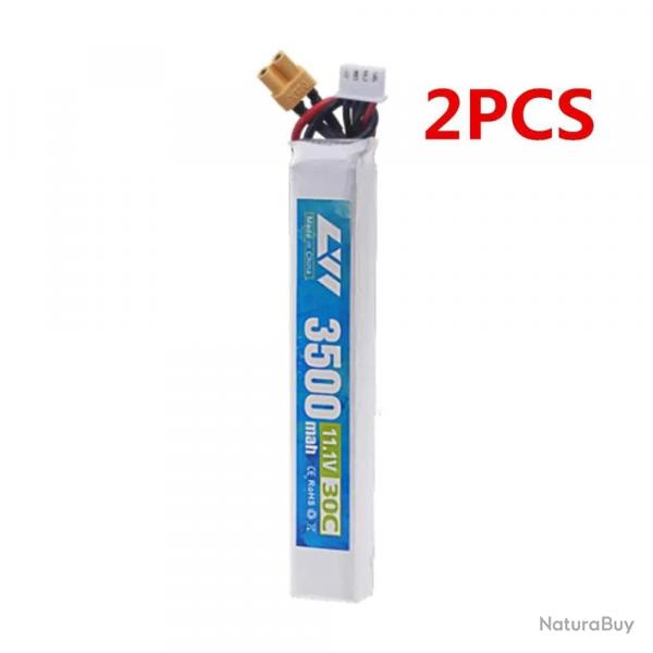 Batterie LiPo 11.1V 3S 3500mAh 30C GAOLAG - 2pcs 3500mah-XT30