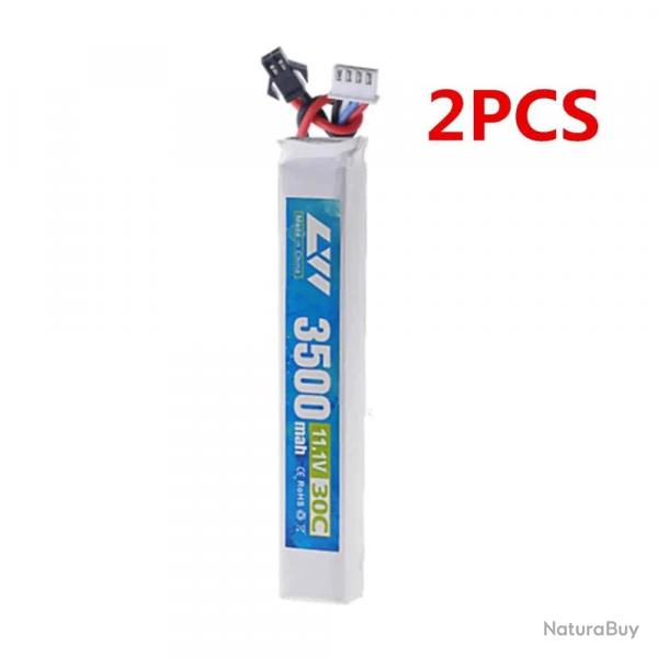 Batterie LiPo 11.1V 3S 3500mAh 30C GAOLAG - 2pcs 3500mah-SM