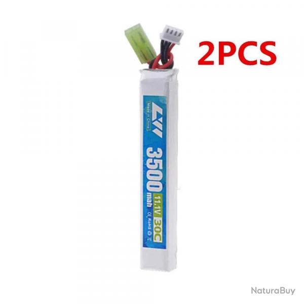 Batterie LiPo 11.1V 3S 3500mAh 30C GAOLAG - 2pcs Small tamiya