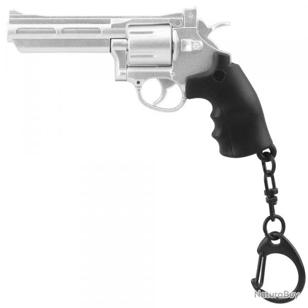 Porte-cls revolver 1:4 avec magazine - Argent