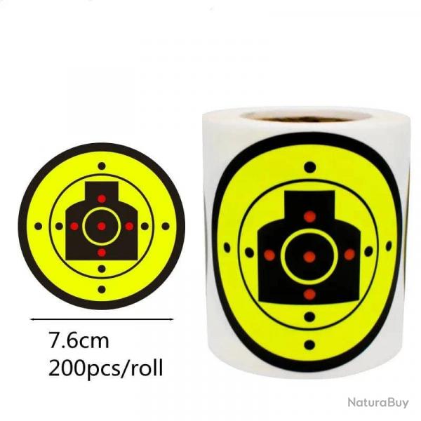Cible ractive Arina Bullseye 200 pcs - A