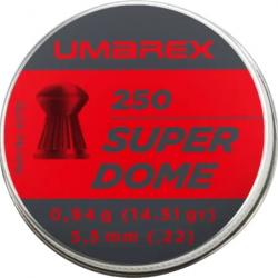 Munition à air comprimé SUPERDOME UMAREX TETE RONDE CAL 5.5 MM 0.94G X250