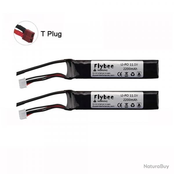 Batterie Lipo 3S 11.1V 2200mAh 35C AKKU - 2pcs battery