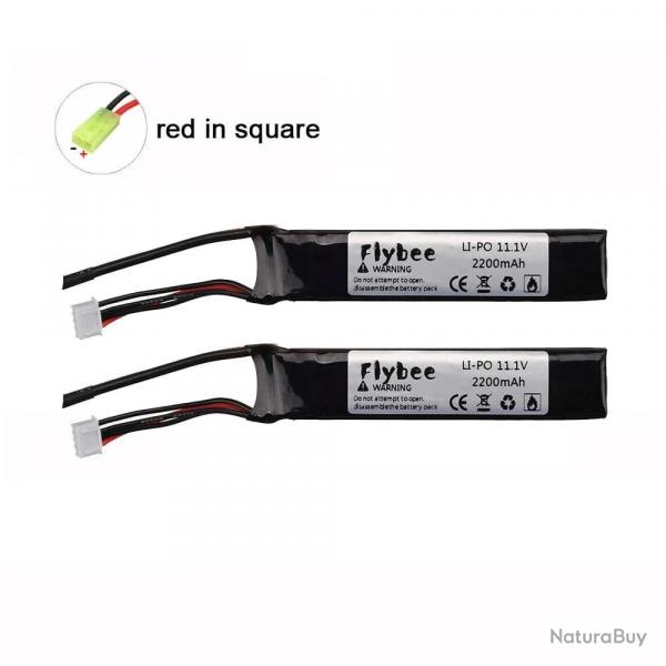 Batterie Lipo 3S 11.1V 2200mAh 35C AKKU - 2pcs battery 1