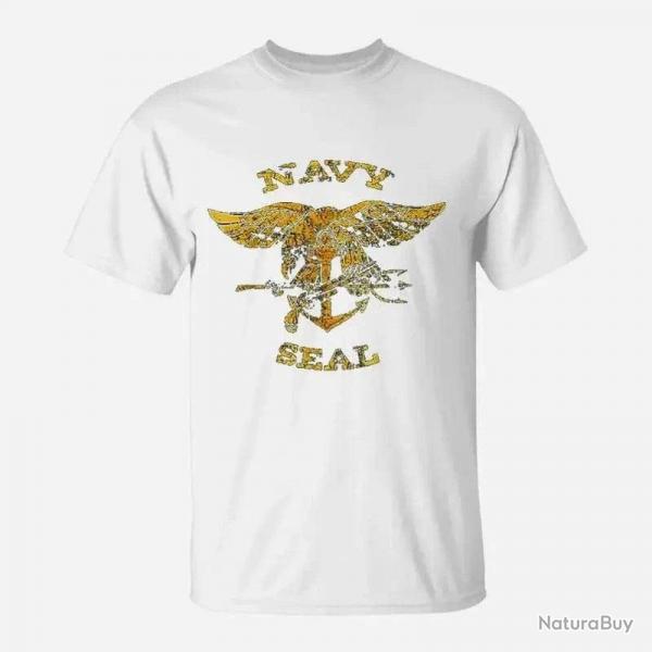 T-shirt Us Navy Seal - Blanc / L