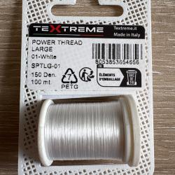 Fil de Montage Textreme power thread large  taille 100 Mètres white