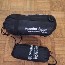 SNUGPACK PONCHO LINER + PATROL PONCHO BLACK