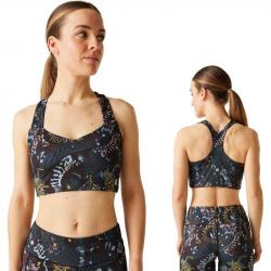 Brassière de sport Dare2b Swift III noire imprimé