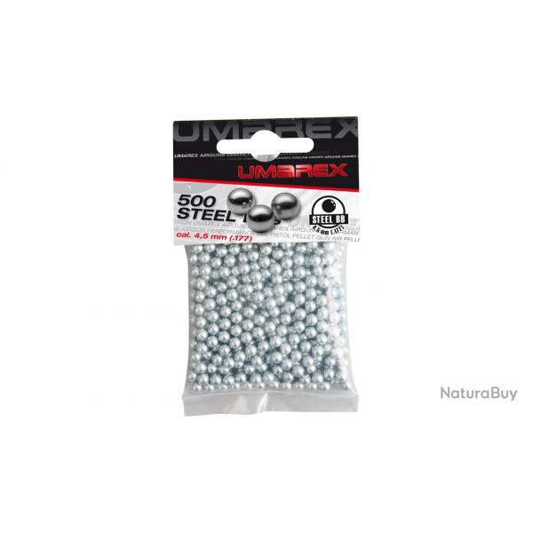 Munition  air comprim Bille UMAREX BB STEEL 4.5 MM 0.35G X500