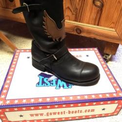 BOTTES MOTO   BIKER  "EAGLE" GO WEST T45 tout cuir