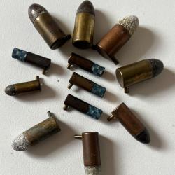 Lot de balles et cartouches à broche
