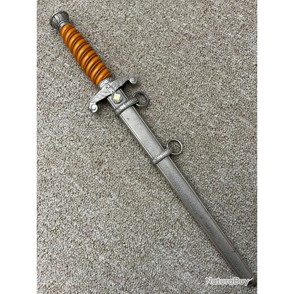Dague Allemande originale d'officier de la Heer (Heeres-Offizierdolch) l'arme de terre