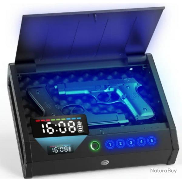 1Coffre biometrique pour arme.