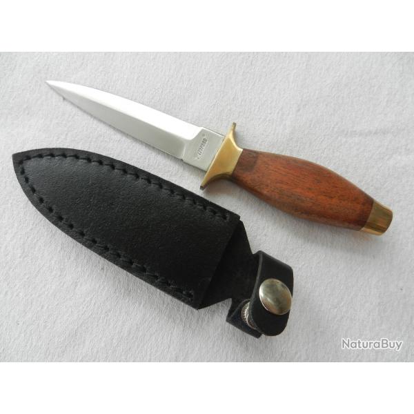 petite dague de chasse/ couteau de botte Lopard 19 cm avec son tui