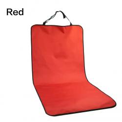 Housse de Siège Voiture Étanche pour Animaux Universelle Chien & Chat Rouge