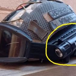 Lampe tactique pour pistolet Airsoft Glock, adaptée au Rail Picatinny de 20mm