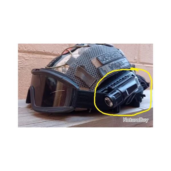 Lampe tactique pour pistolet Airsoft Glock, adapte au Rail Picatinny de 20mm