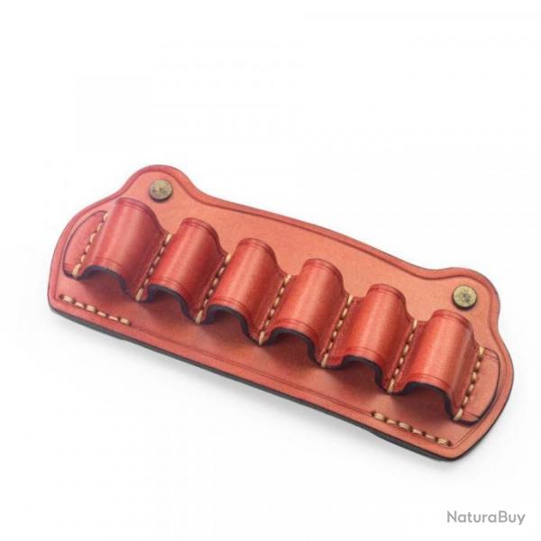 CARTOUCHIERE  de CEINTURE pour FUSIL Cal 16 ou 12 en cuir