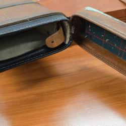 ETUI JAMBON ANCIEN EN CUIR