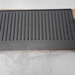 Plaque en fonte plancha portable.