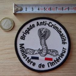 écusson obsolète Police brigade anti-criminalité (BAC) - insigne collection