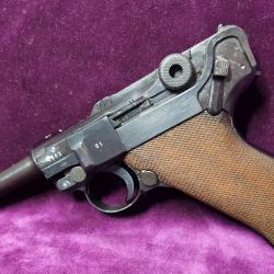 Pistolet P08, MAUSER, 1940, POLICE, Allemagne, MONOMATRICULE, calibre 9x19, Catégorie B