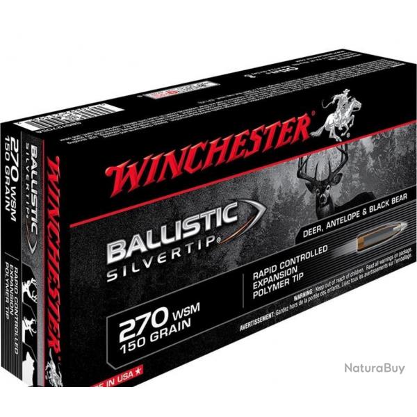 Winchester 270 ballistic silver tip 150