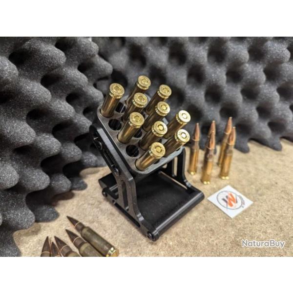 PORTE CARTOUCHE  pour 308 win - Prsentoir pour 20 cartouches -Calibres 308 Winchester
