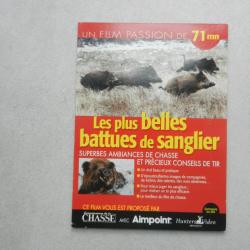 DVD chasse les plus belles battues de sanglier-était vendu avec n°439 de connaissance de la Chasse