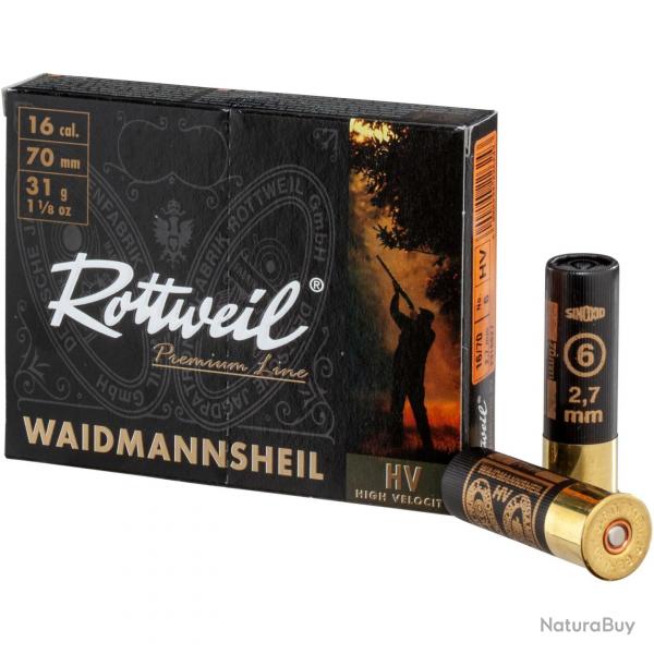 16/70, Waidmannsheil Plastique (31gr-2,7mm) (Calibre: 16/70)