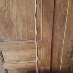 Rare Canne au Serpent Travail de Soldat 14-18 Anciens Objets Militaria du XXème