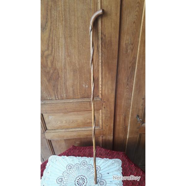 Rare Canne au Serpent Travail de Soldat 14-18 Anciens Objets Militaria du XXme