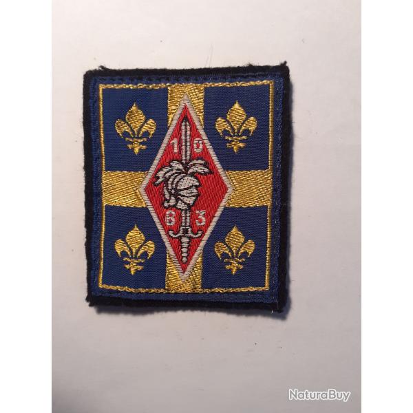 1 cusson tissus 10e Division Blinde