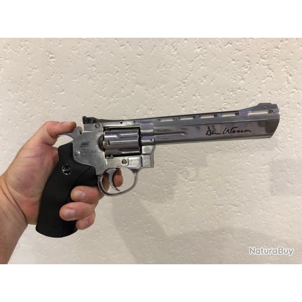 Revolver Dan Wesson 6" Billes acier cal 4.5 (3 joules) co2