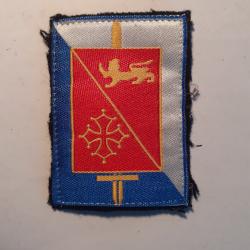 1 écusson tissus C M D Bordeaux