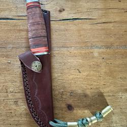 Couteau chasse lame DAMAS