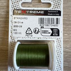 Fil de Montage Textreme Standard taille 6/100-100 Mètres olive