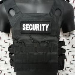 Un Gilet Pare Balles NIJ3A Porte Plaques Acier "DESTOCKAGE"