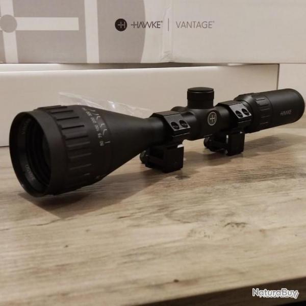 Lunette Hawke Vantage 3-9x50 AO (Rglage parallaxe) - Rticule Mil dot + Collier picatinny