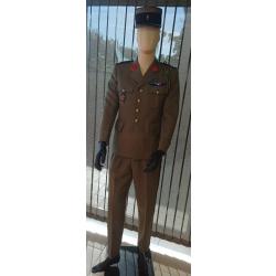 Ancien uniforme militaire modèle 1959 Lieutenant-Colonel du 56è RA + képi - TBE