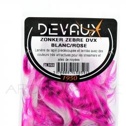 Zonker DEVAUX Zébré Blanc/rose