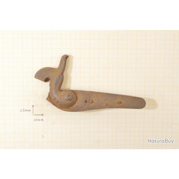 Platine de fusil de chasse ancien  chien. Restauration arme ancienne(D)