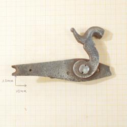 Platine de fusil de chasse ancien à chien. Restauration arme ancienne (I)