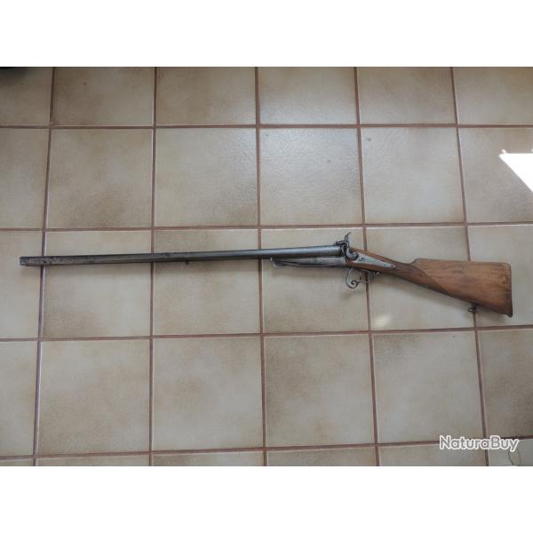 Fusil de chasse juxtapos calibre 16  broches