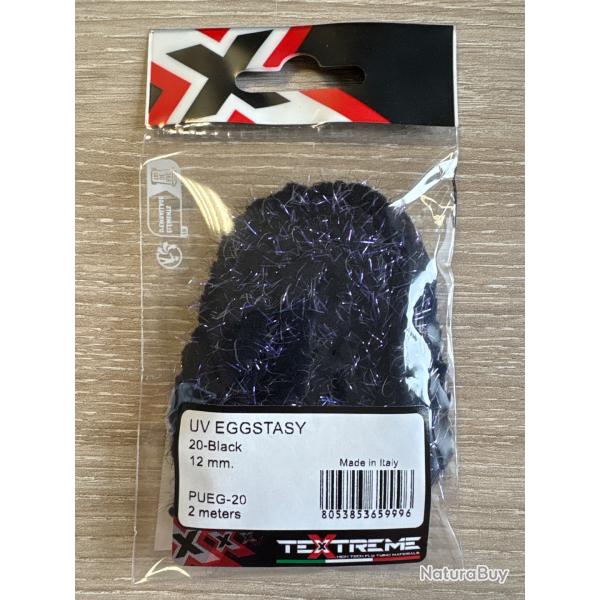 Chenilles Textreme UV eggstasy 12mm black