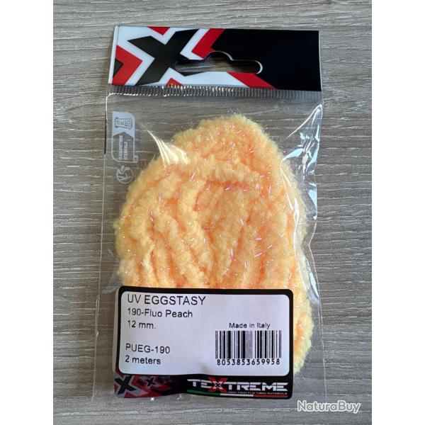Chenilles Textreme UV eggstasy 12mm Fluo peach