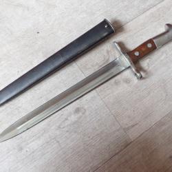 591873 Baionnette Suisse pour fusil Rubin Schmidt Mdle K11 ou K31. Mdle 1918.